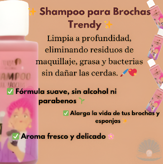 Shampoo para brochas Trendy